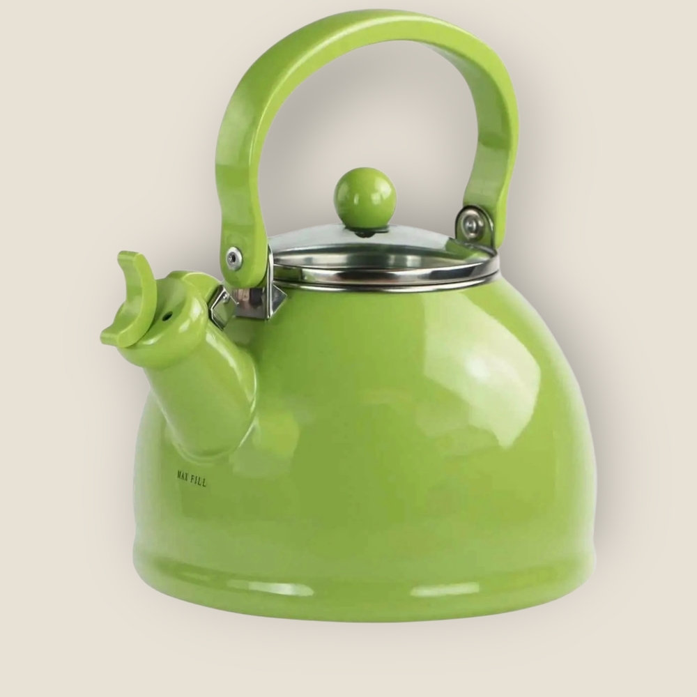 Calypso Basics Whistling Porcelain Tea Kettle